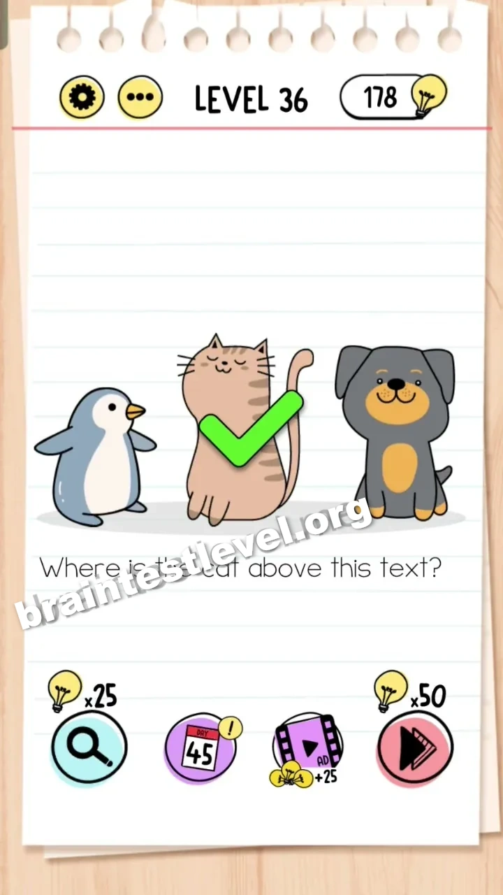 Brain Test Level 36 screenshot 2