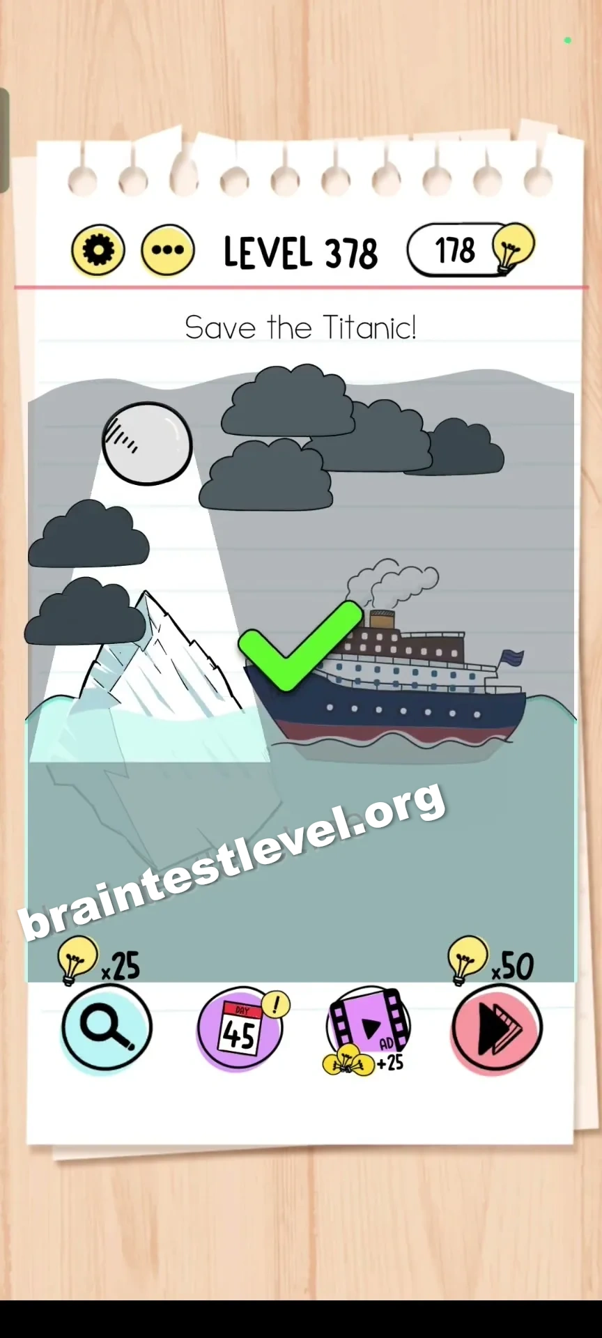Brain Test Level 378 screenshot 2