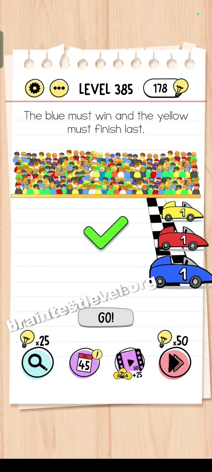 Brain Test Level 385 screenshot 2