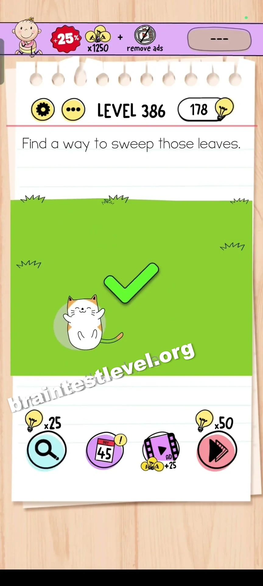 Brain Test Level 386 screenshot 2