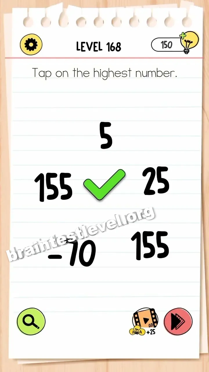 Level 168 screenshot