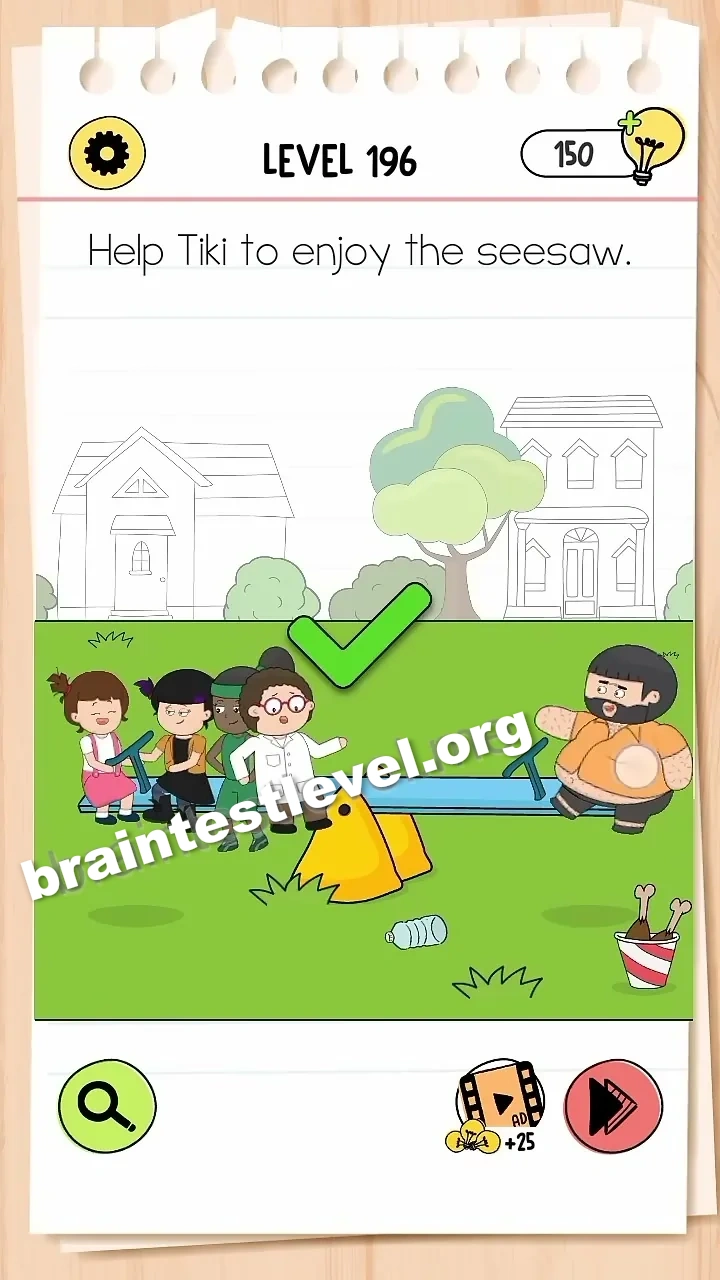 Brain Test 4 Level 196 screenshot 2