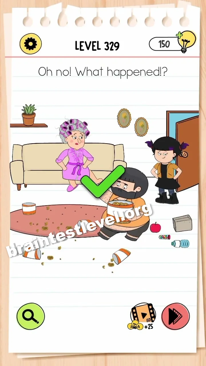 Brain Test 4 Level 329 screenshot 2