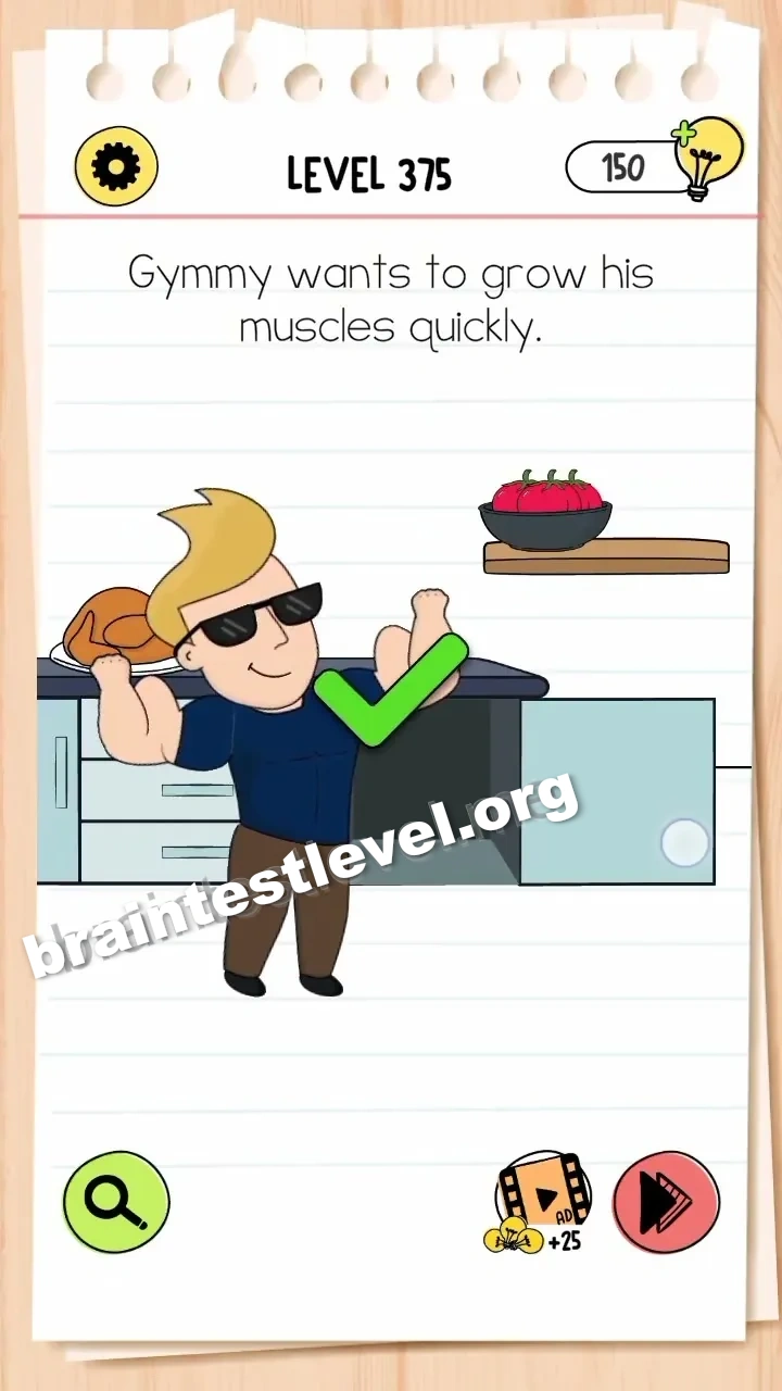 Brain Test 4 Level 375 screenshot 2