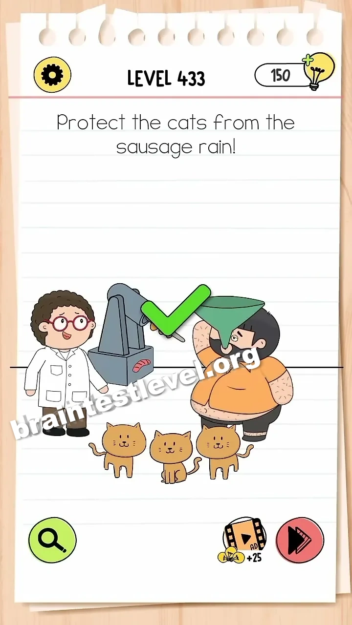 Brain Test 4 Level 433 screenshot 2