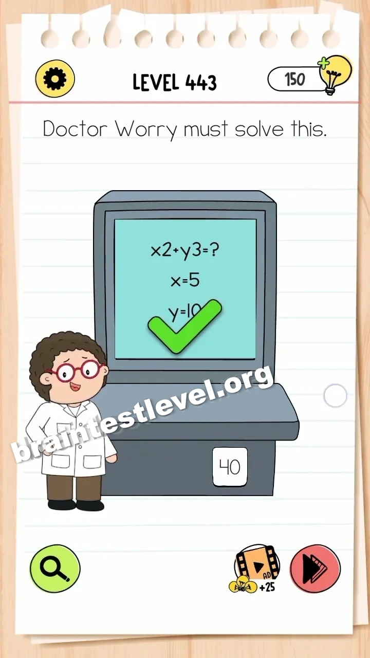 Brain Test 4 Level 443 screenshot 2