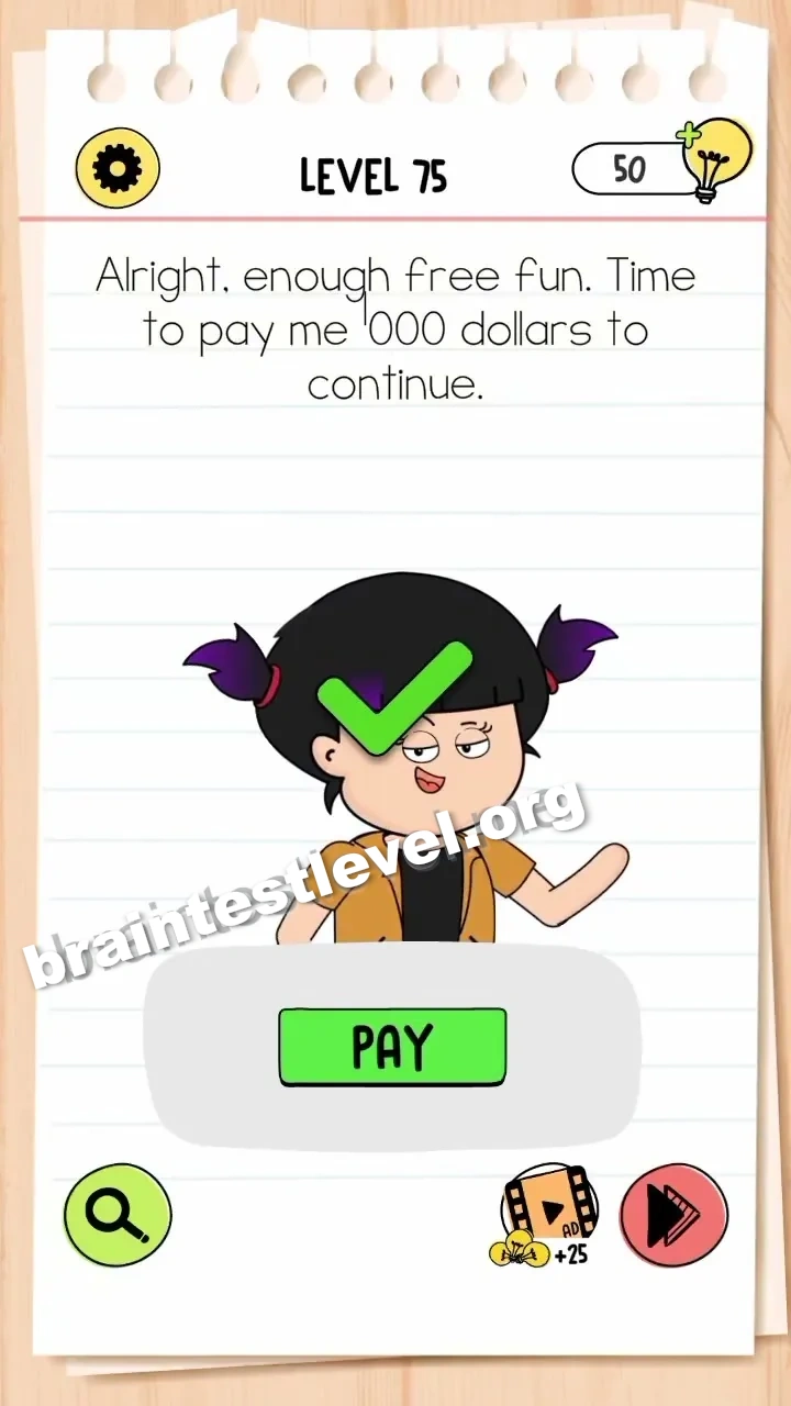 Brain Test 4 Level 75 screenshot 2