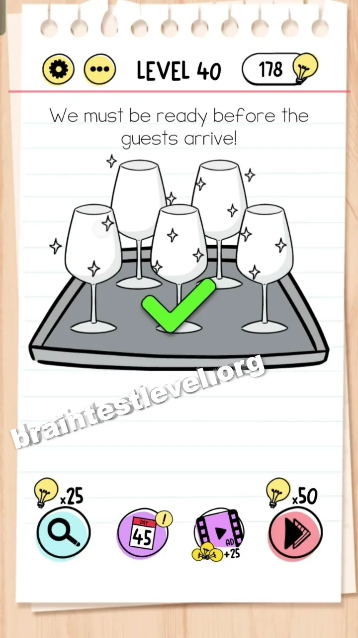Brain Test Level 40 screenshot 2