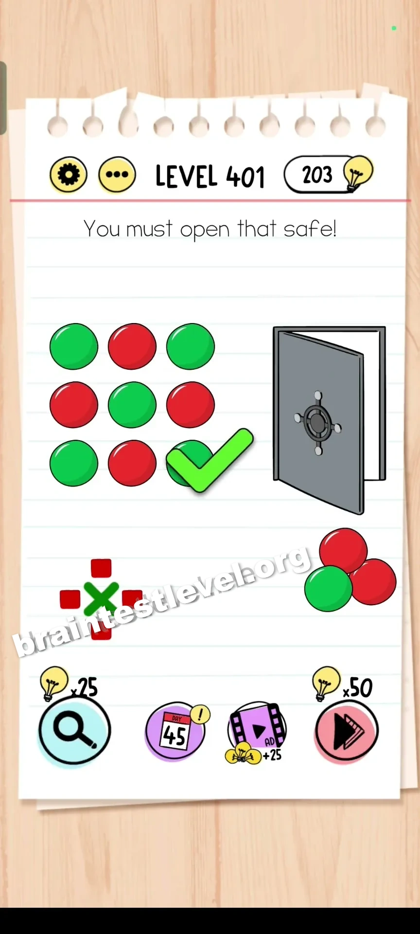 Brain Test Level 401 screenshot 2