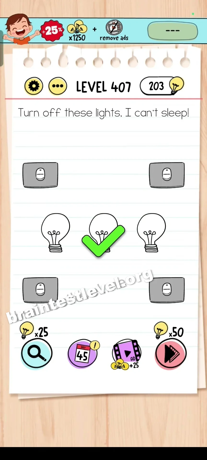 Brain Test Level 407 screenshot 2