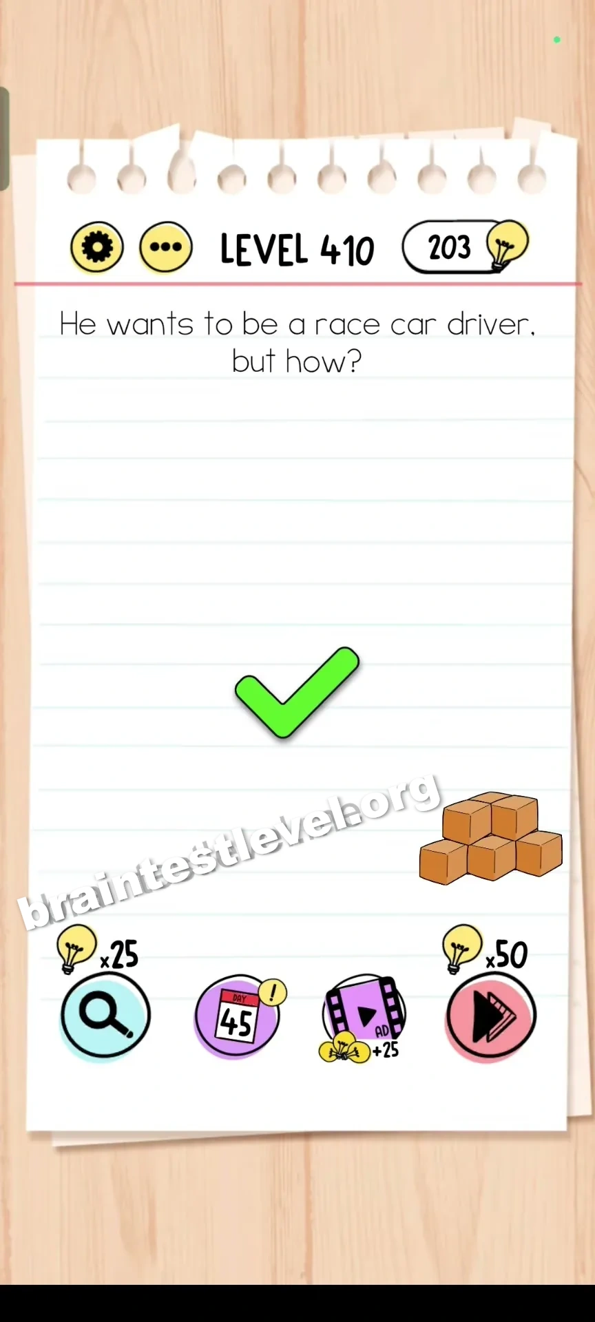 Brain Test Level 410 screenshot 2