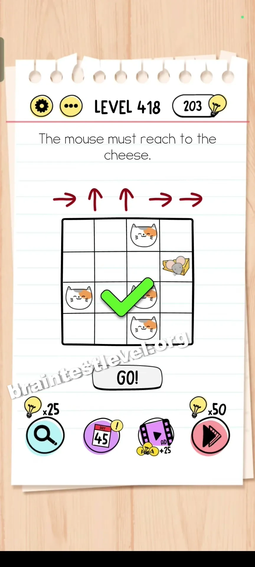 Brain Test Level 418 screenshot 2