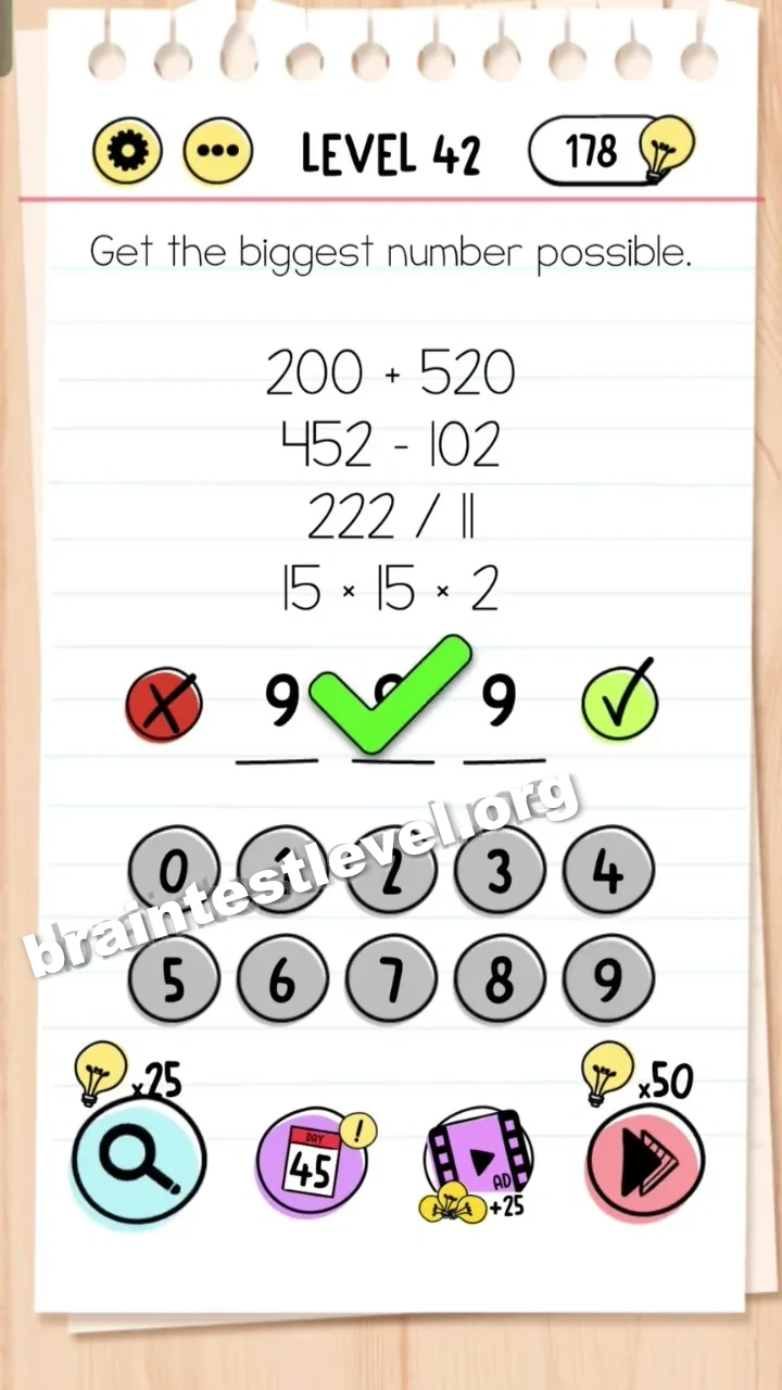 Brain Test Level 42 screenshot 2