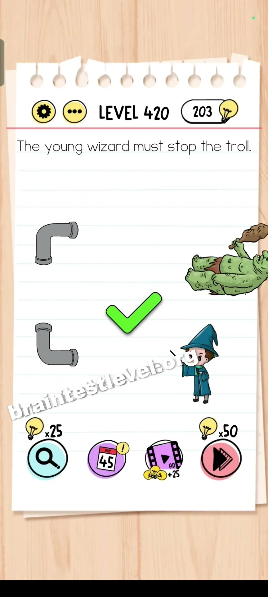 Brain Test Level 420 screenshot 2