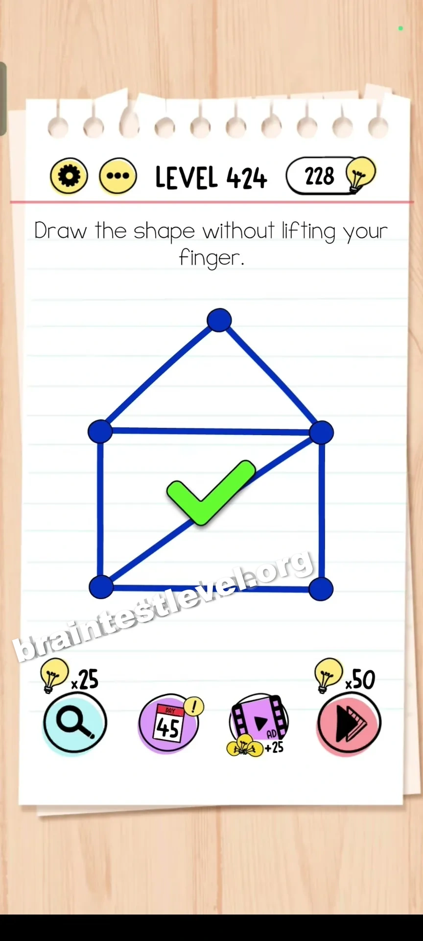 Brain Test Level 424 screenshot 2