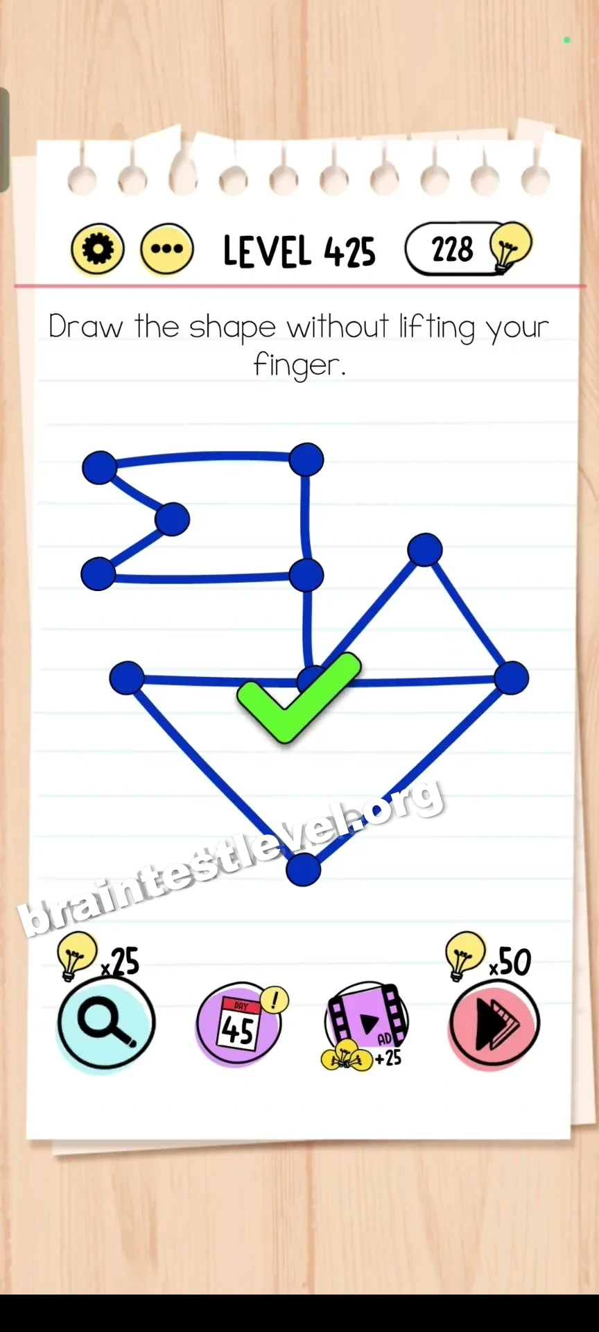Brain Test Level 425 screenshot 2