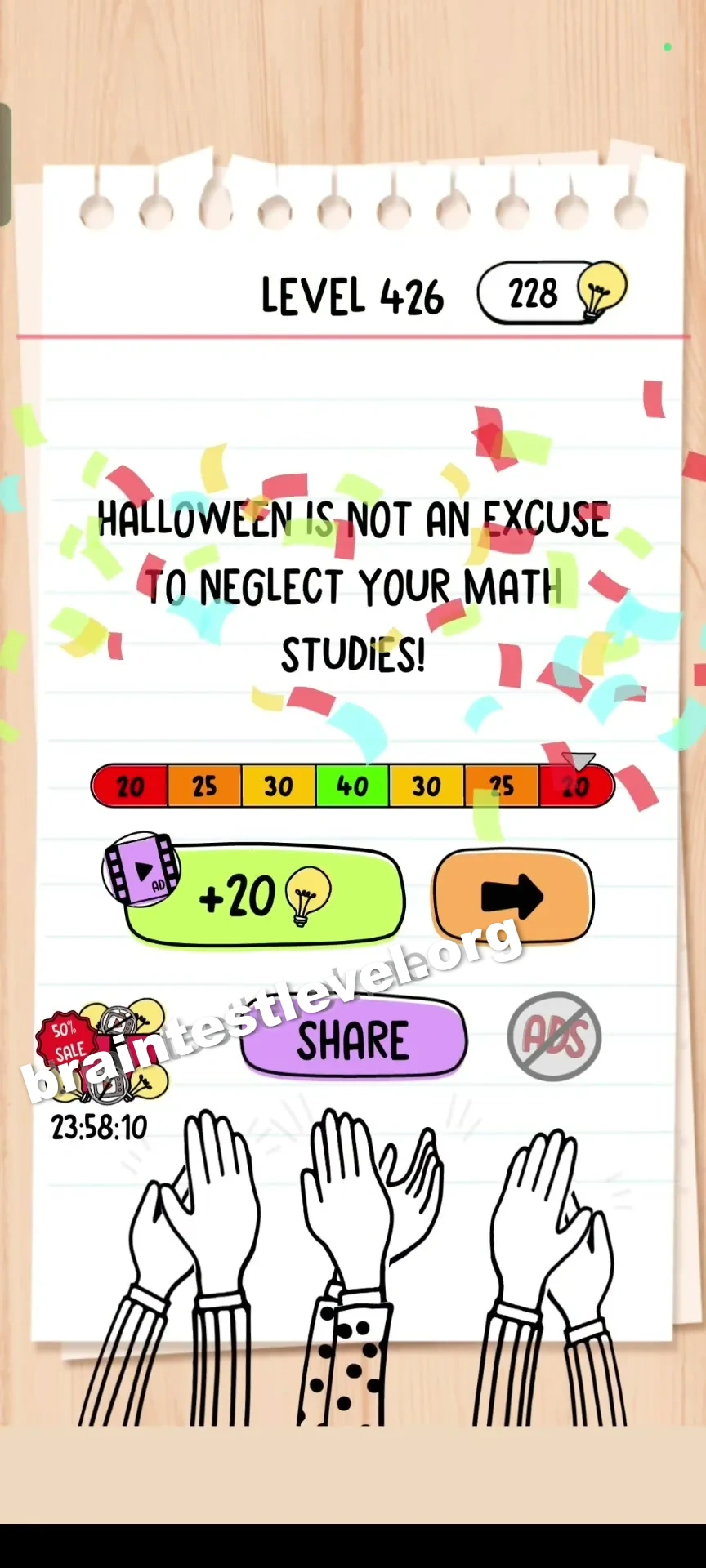 Brain Test Level 426 screenshot 2