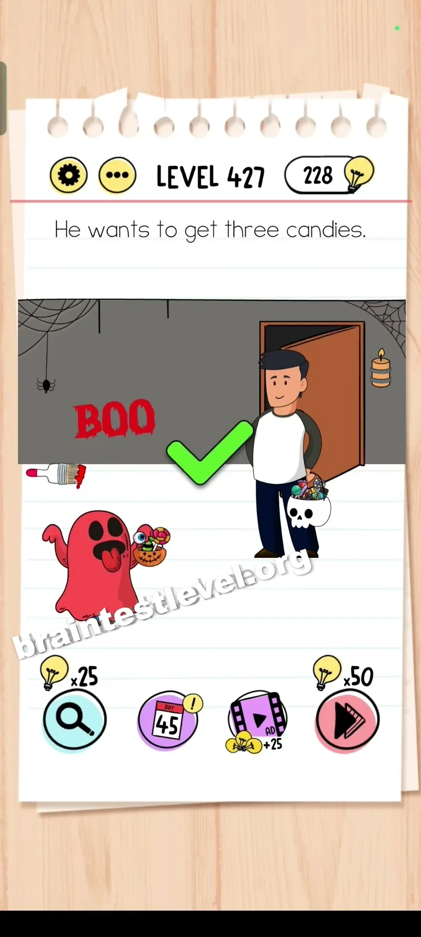 Brain Test Level 427 screenshot 2