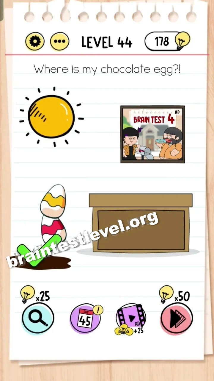 Brain Test Level 44 screenshot 2