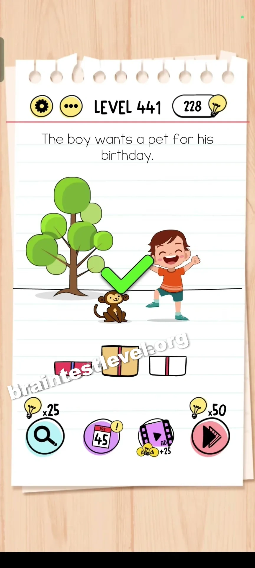 Brain Test Level 441 screenshot 2