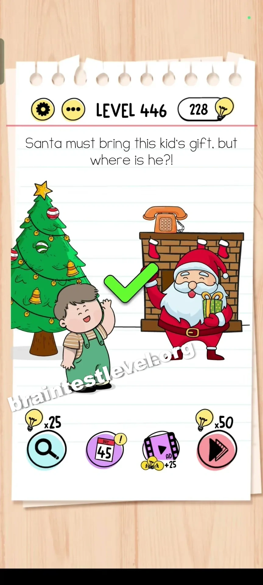 Brain Test Level 446 screenshot 2