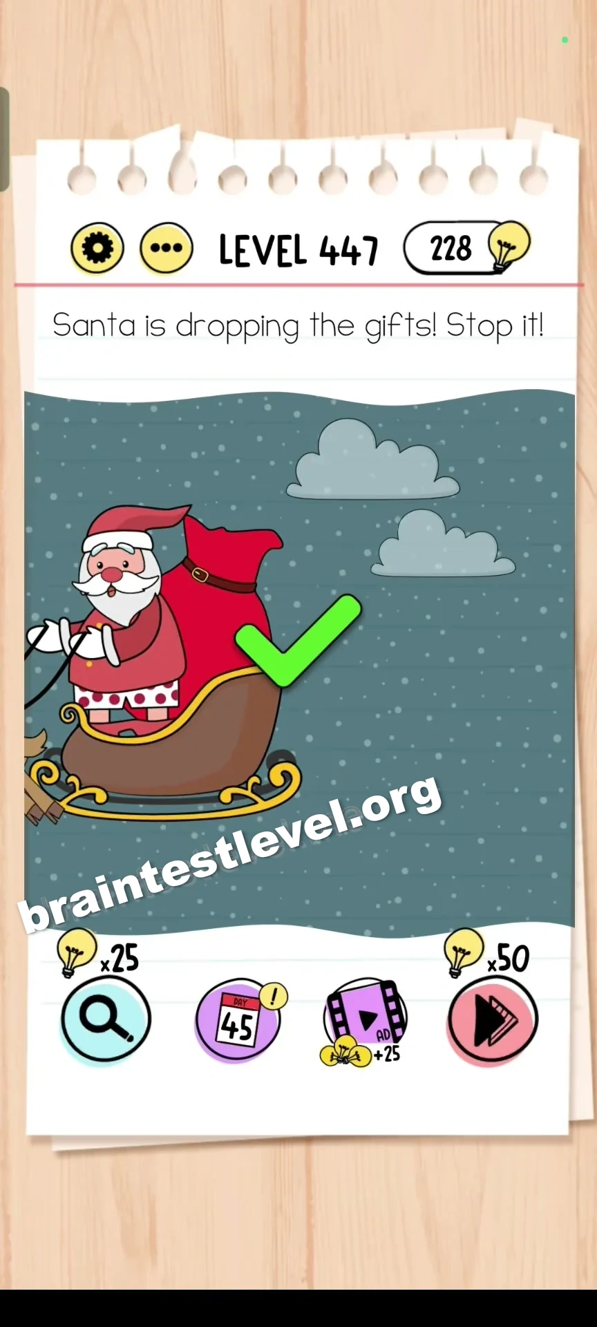 Brain Test Level 447 screenshot 2