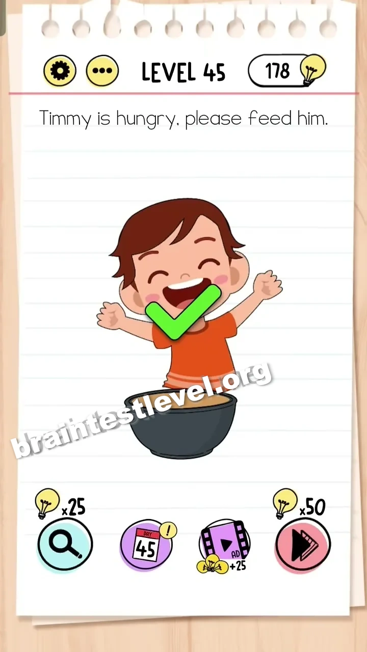 Brain Test Level 45 screenshot 2
