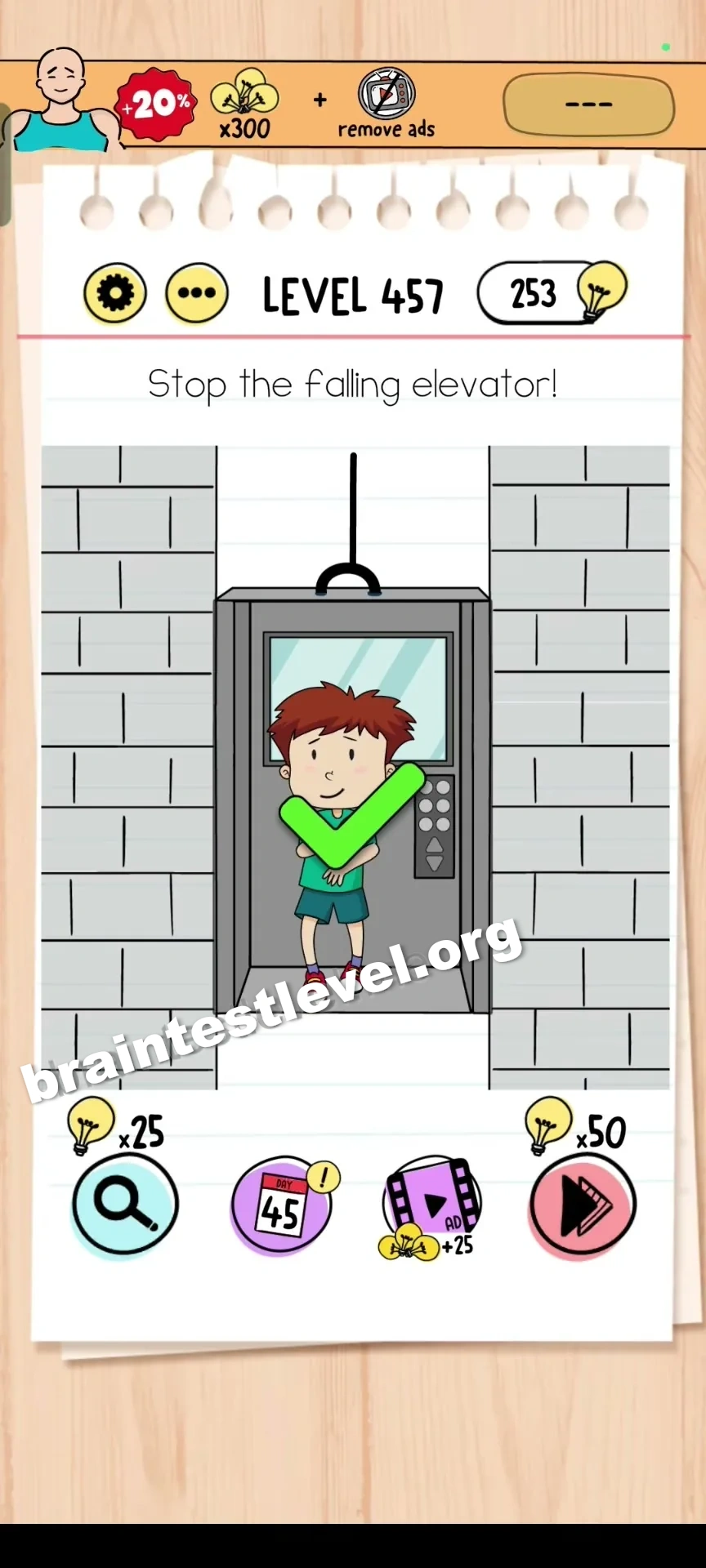 Brain Test Level 457 screenshot 2
