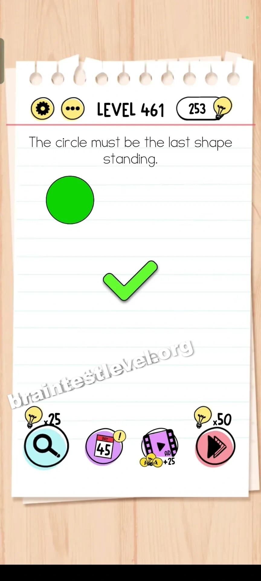 Brain Test Level 461 screenshot 2