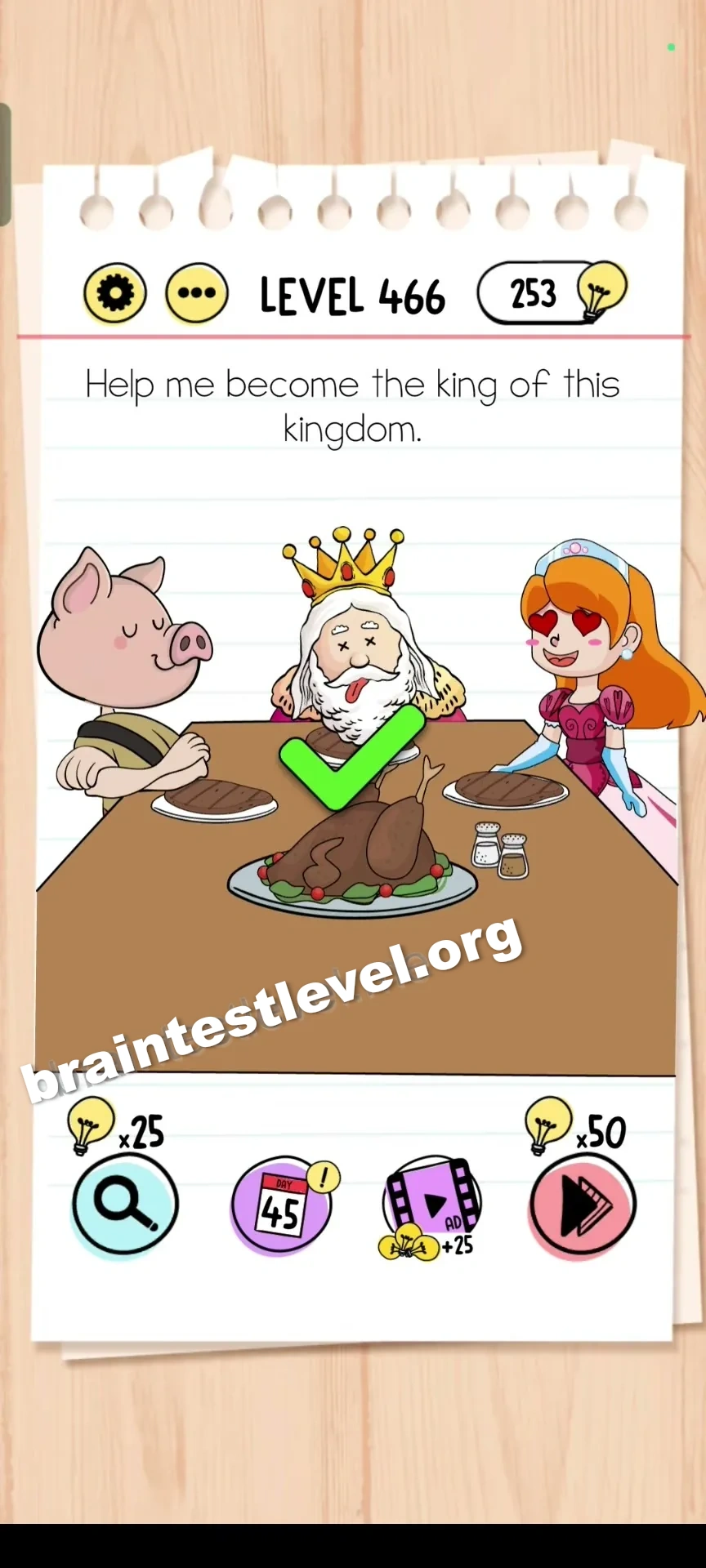 Brain Test Level 466 screenshot 2