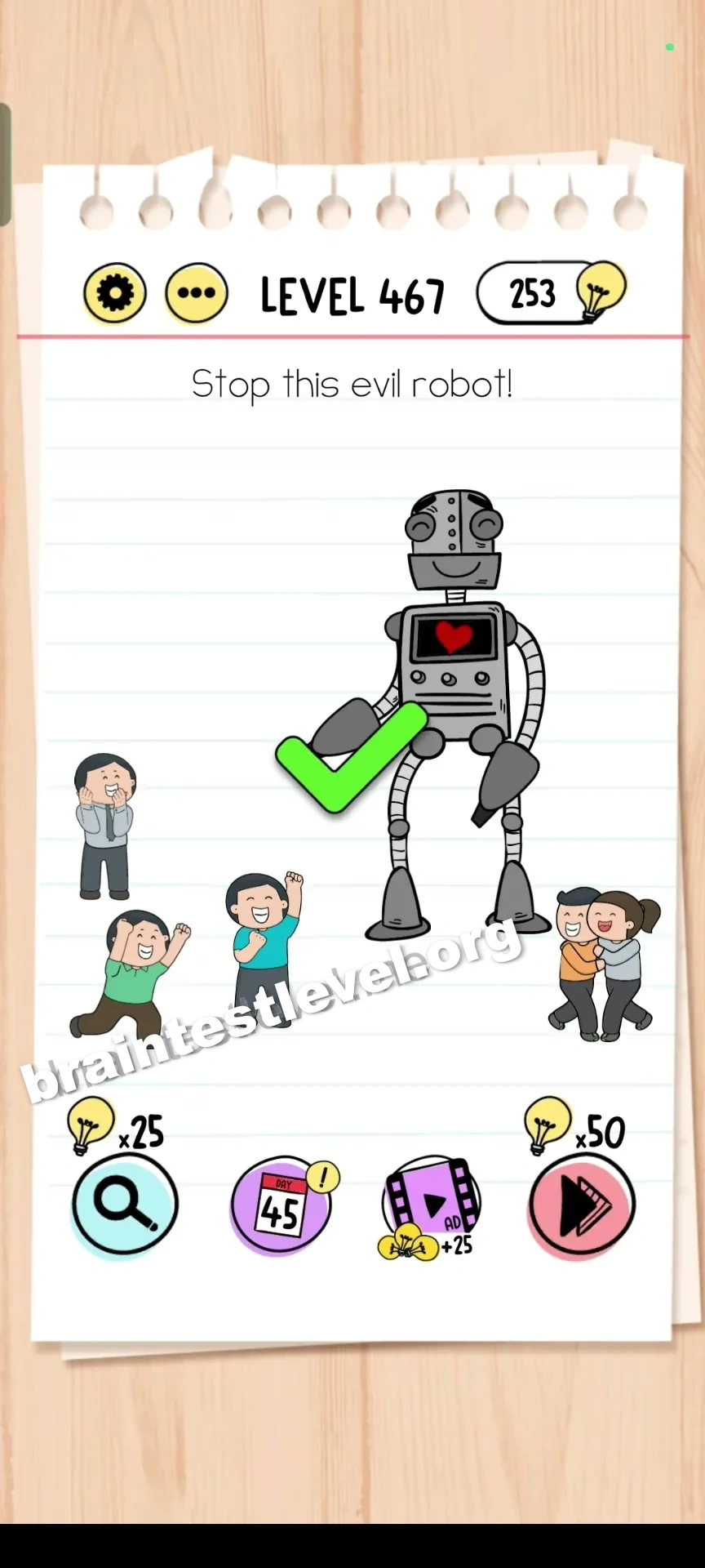 Brain Test Level 467 screenshot 2