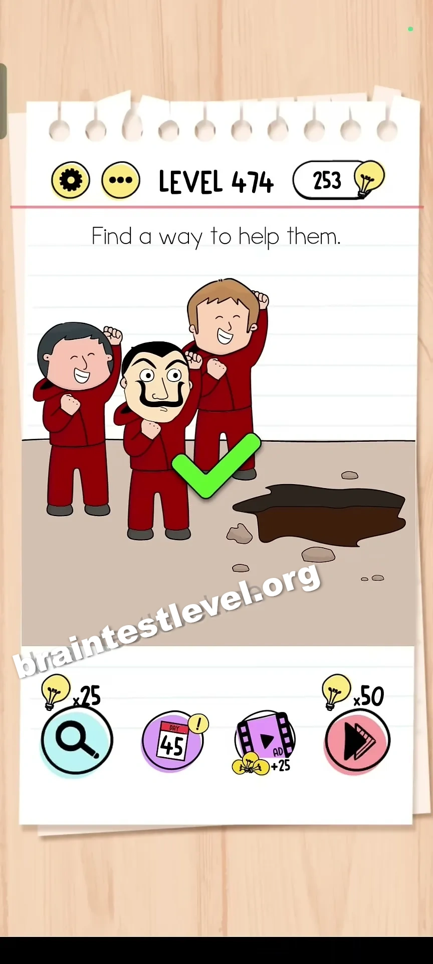 Brain Test Level 474 screenshot 2