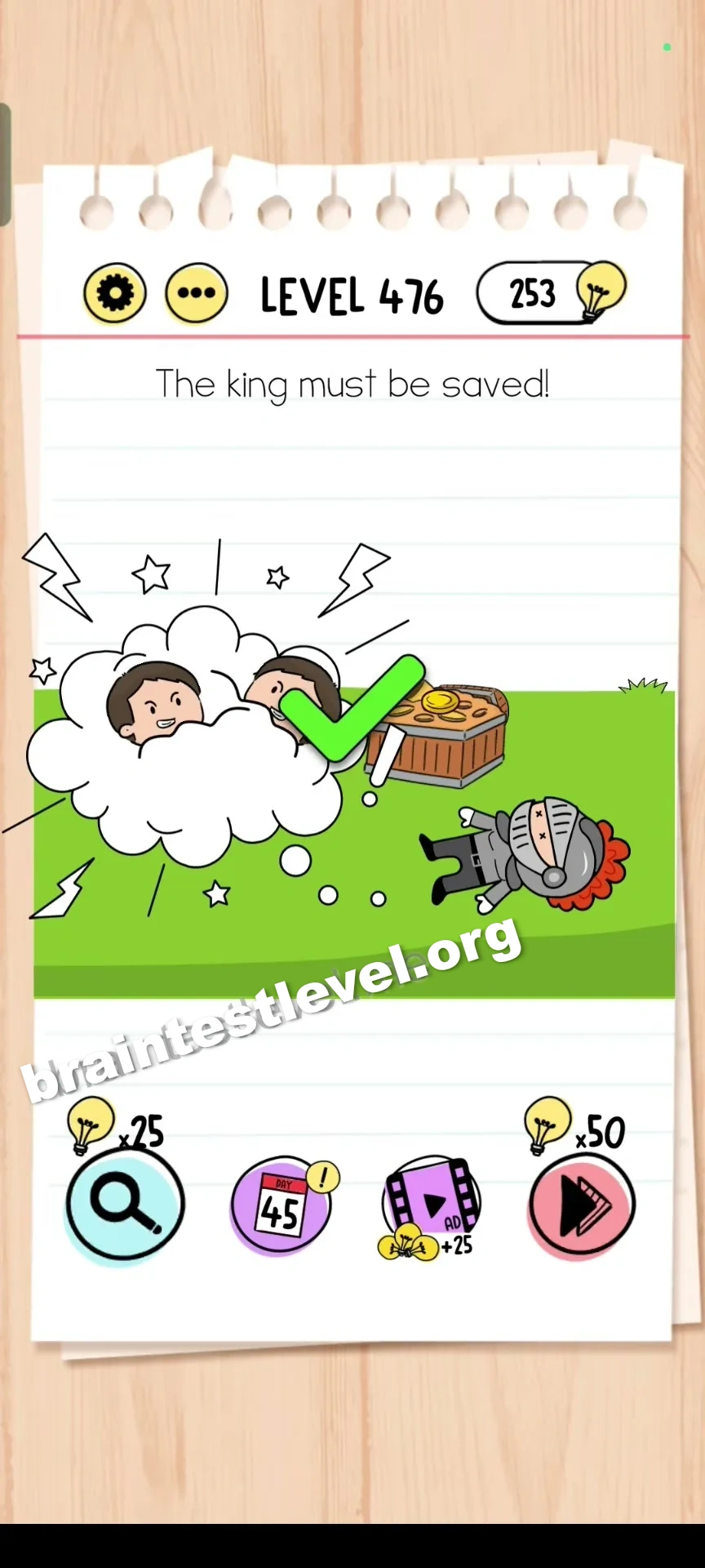 Brain Test Level 476 screenshot 2