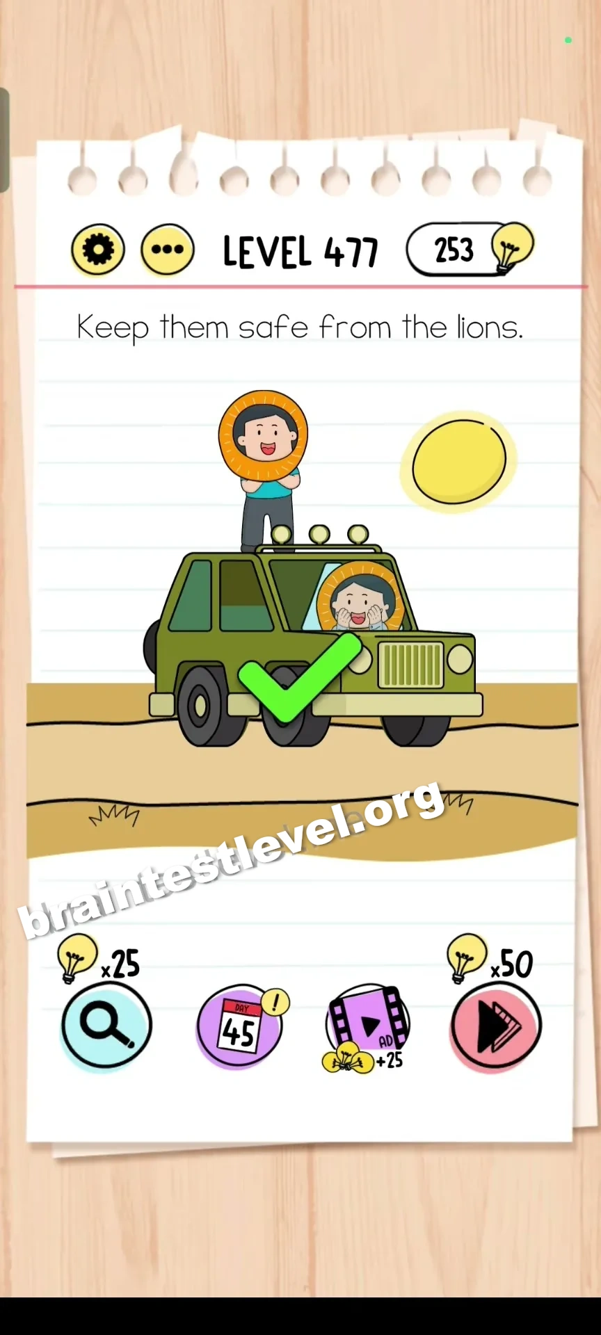 Brain Test Level 477 screenshot 2