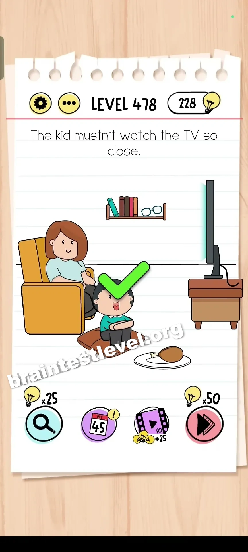 Brain Test Level 478 screenshot 2