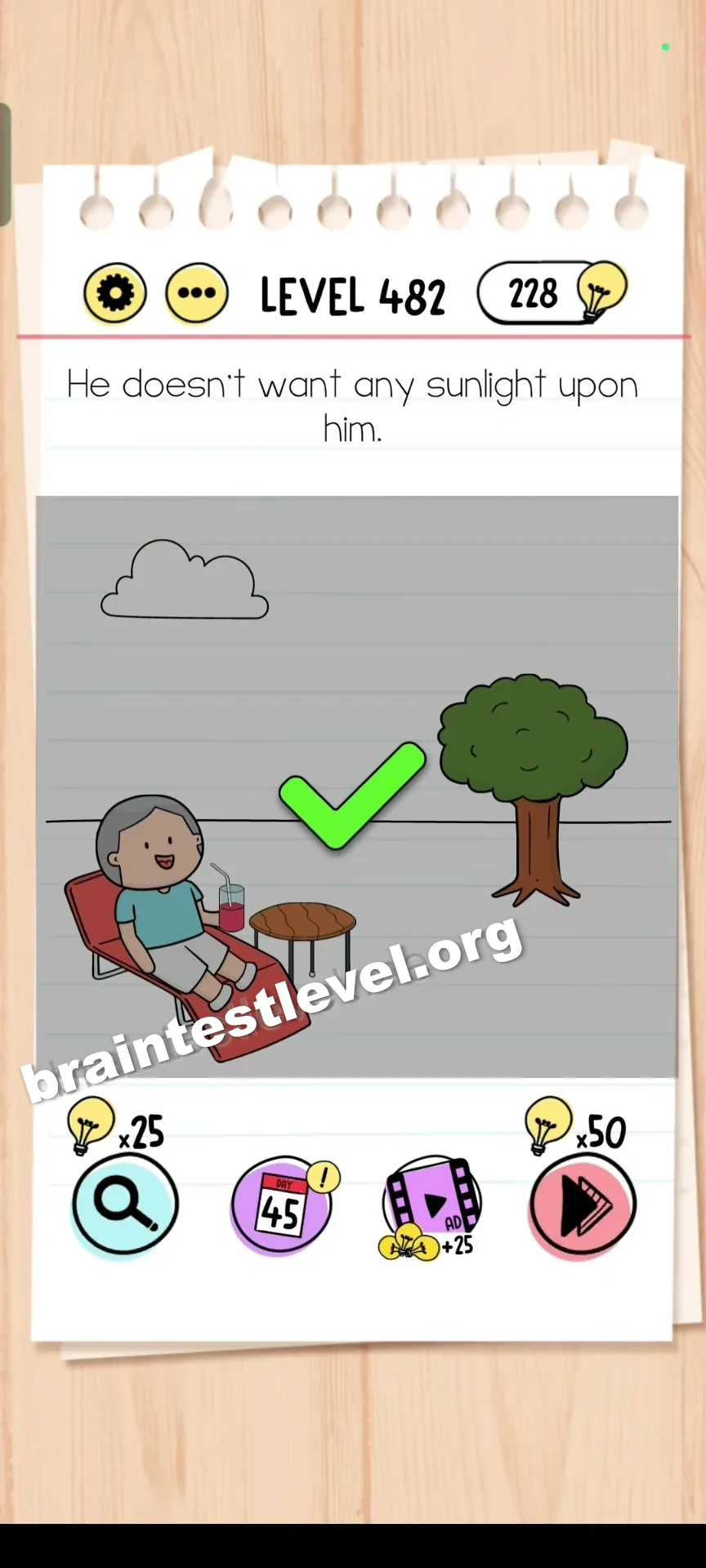 Brain Test Level 482 screenshot 2