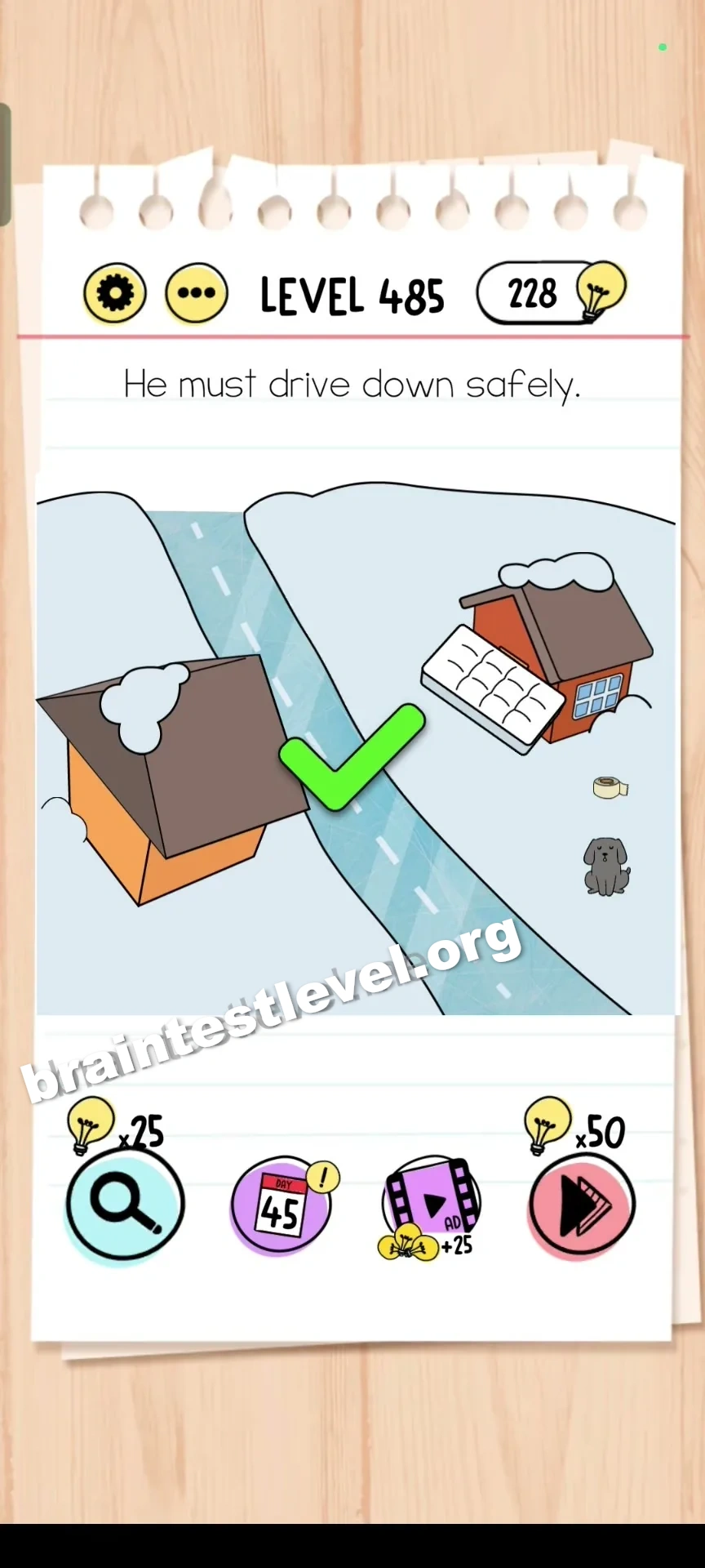 Brain Test Level 485 screenshot 2