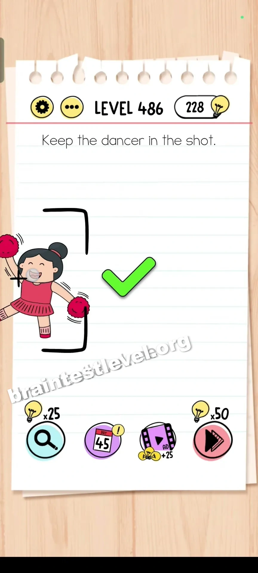 Brain Test Level 486 screenshot 2