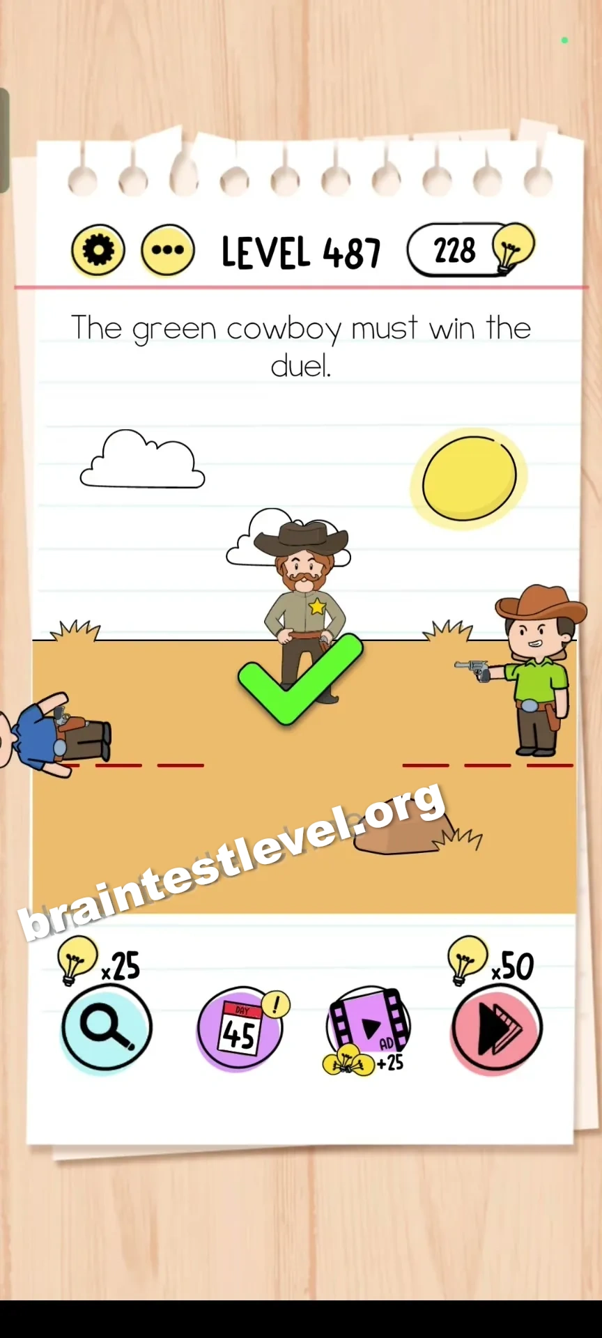 Brain Test Level 487 screenshot 2