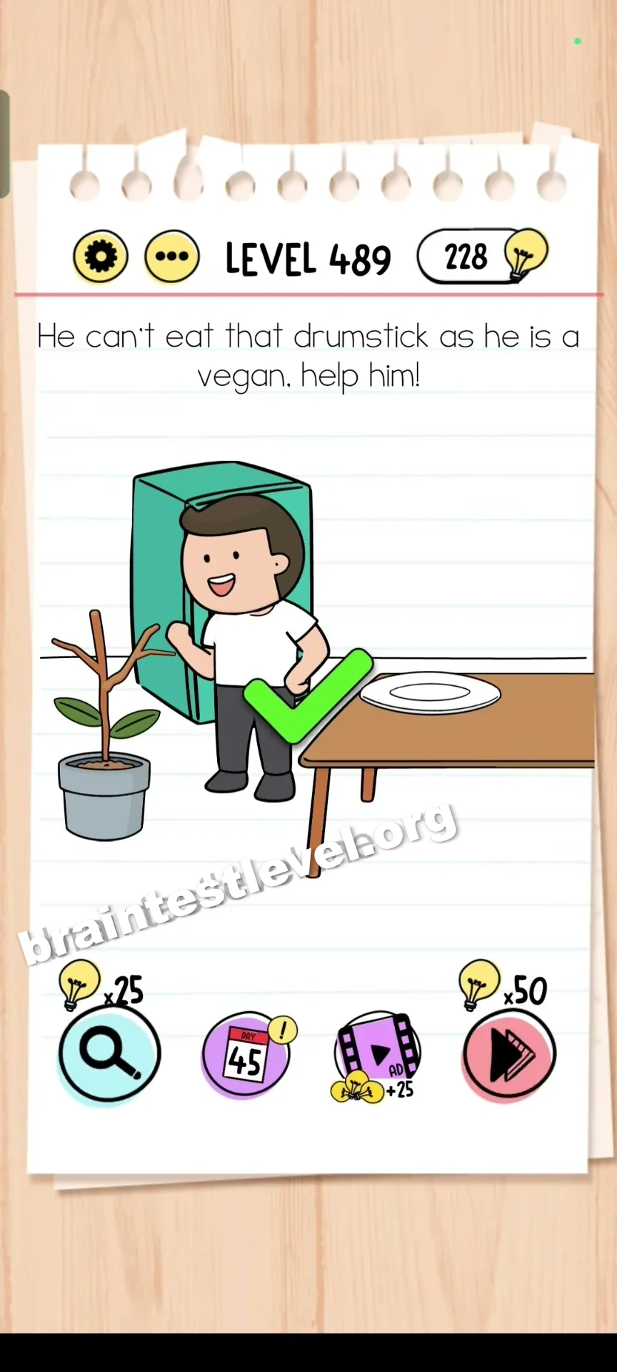 Brain Test Level 489 screenshot 2