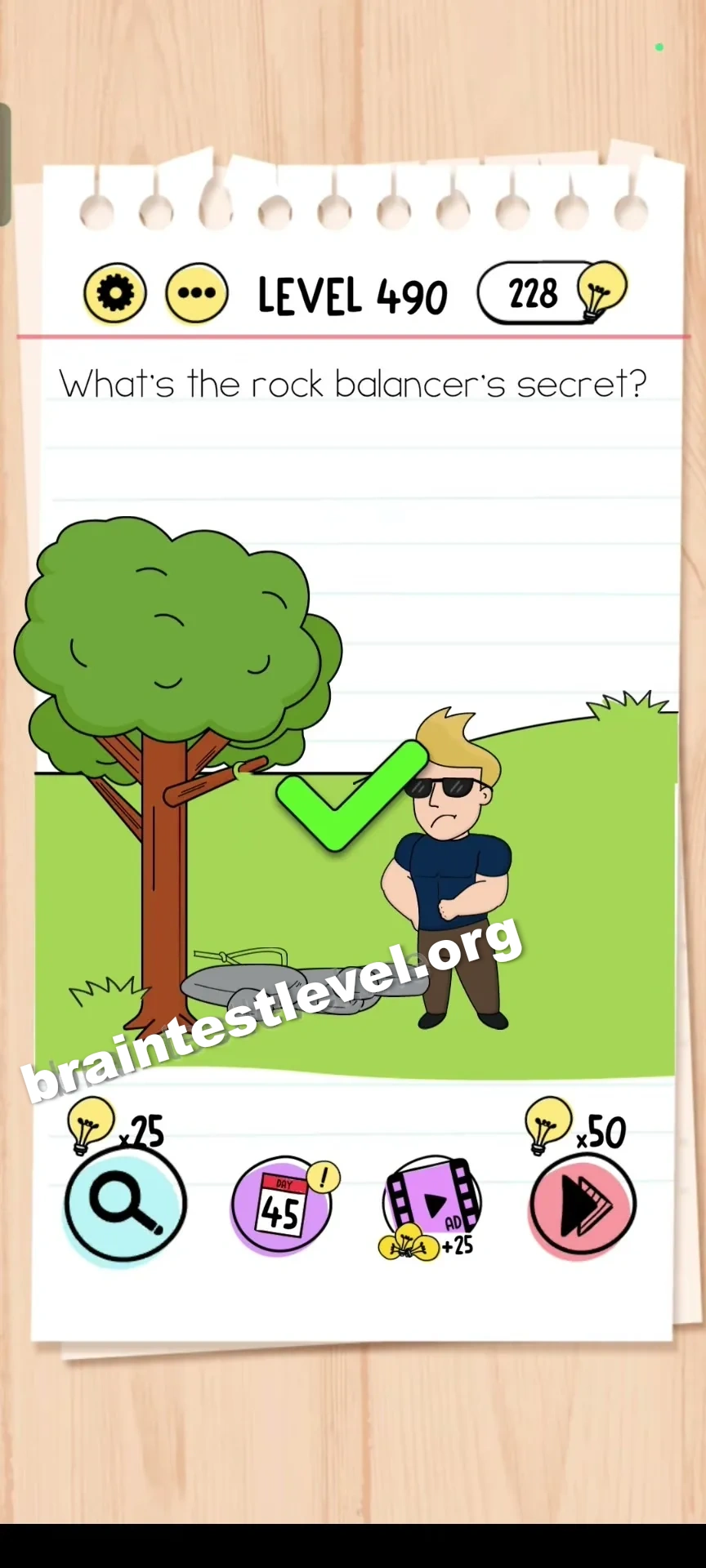 Brain Test Level 490 screenshot 2