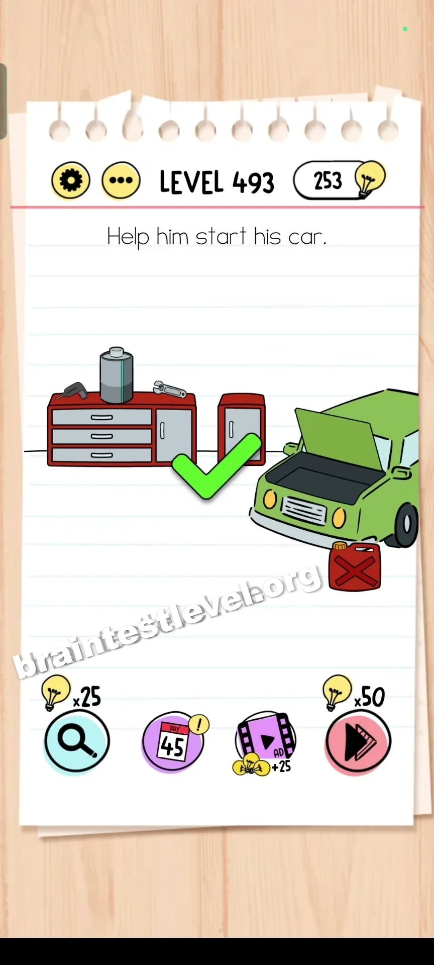 Brain Test Level 493 screenshot 2