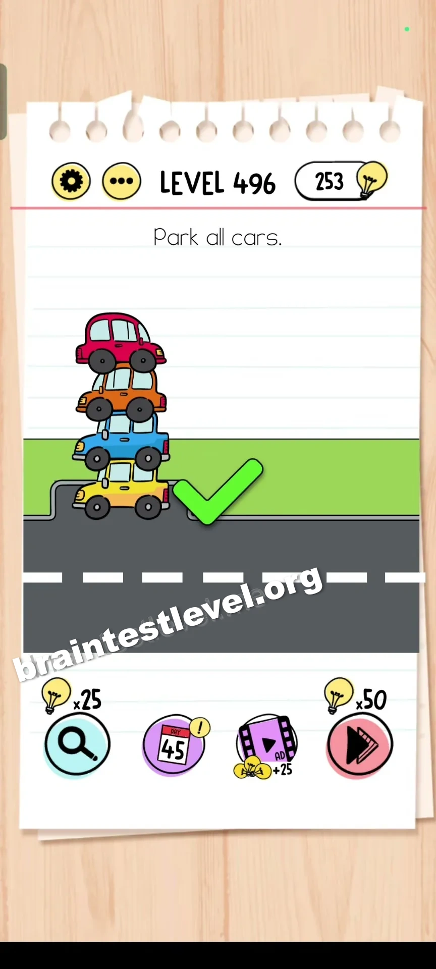 Brain Test Level 496 screenshot 2