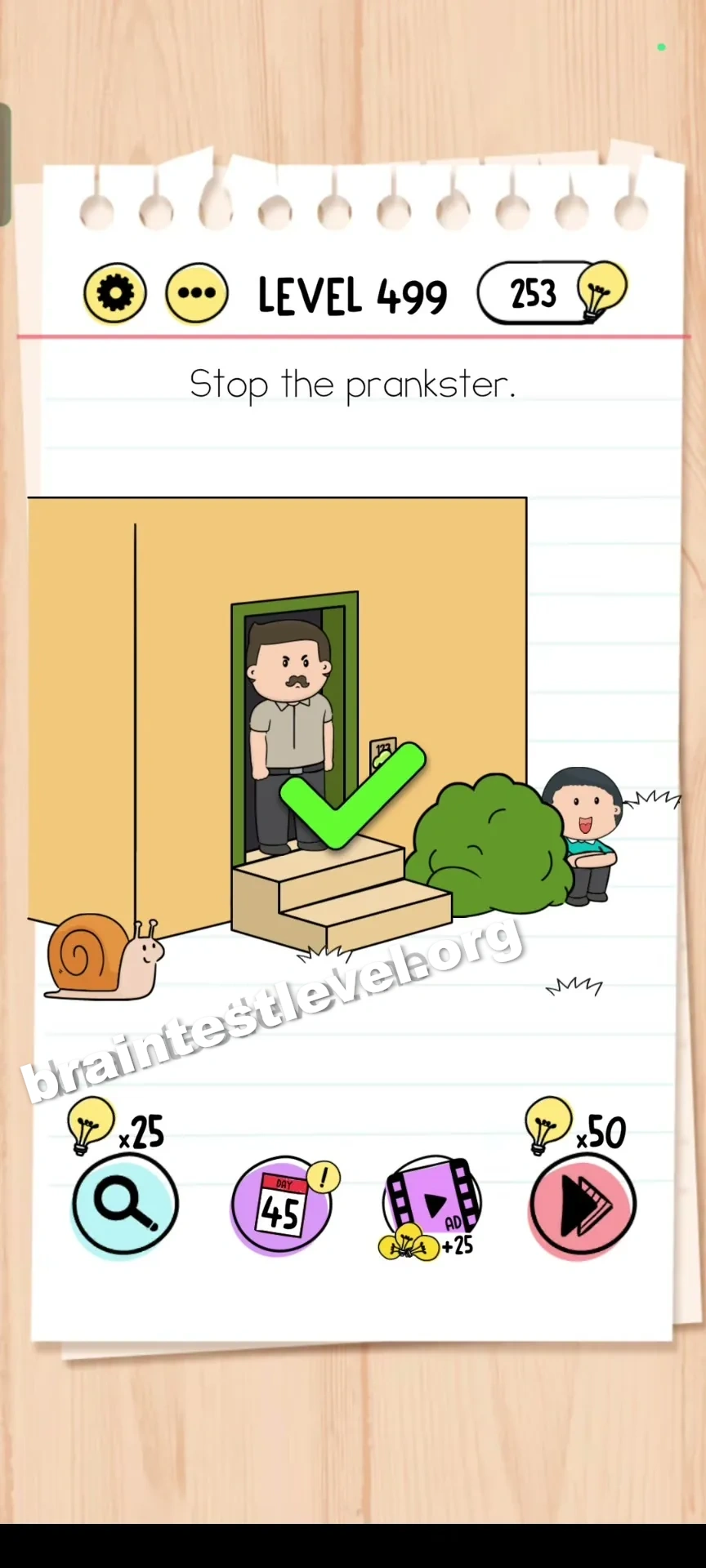 Brain Test Level 499 screenshot 2