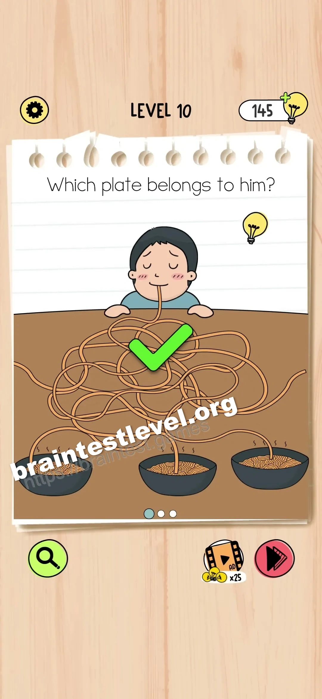 Brain Test 5 Level 10 scene 1 step 2