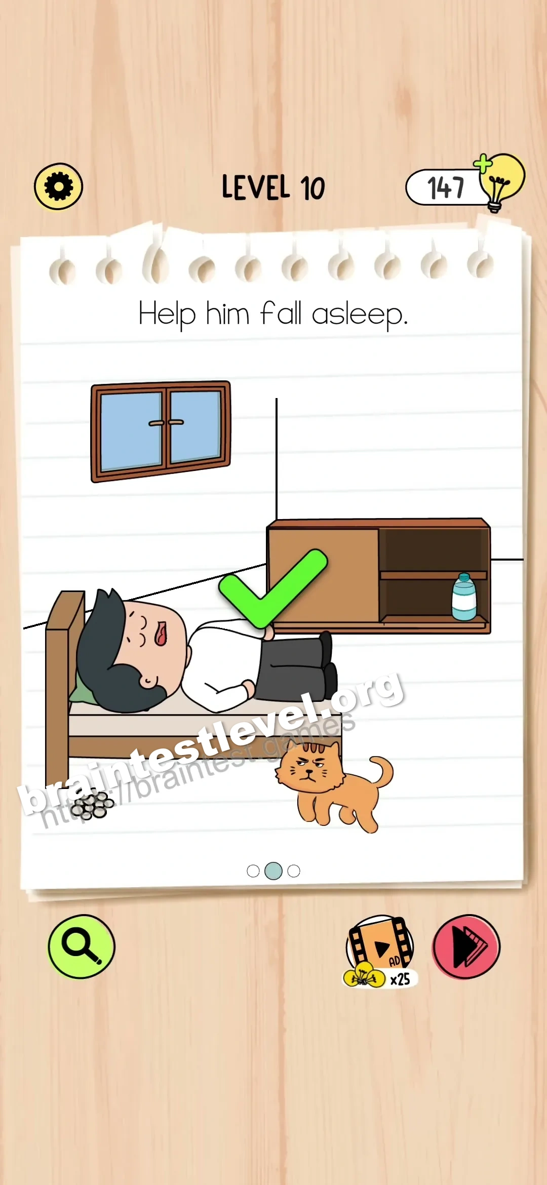 Brain Test 5 Level 10 scene 2 step 2