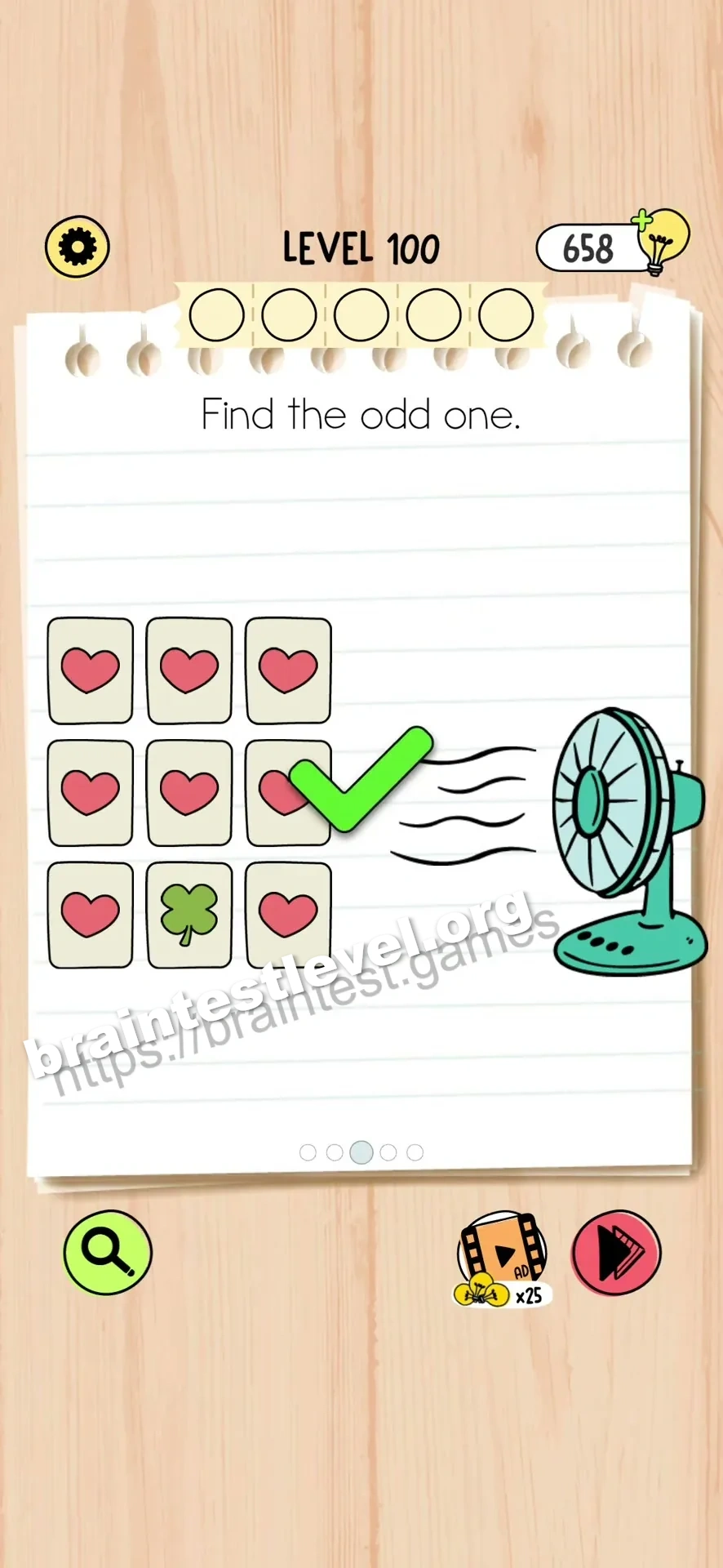 Brain Test 5 Level 100 scene 3 step 2