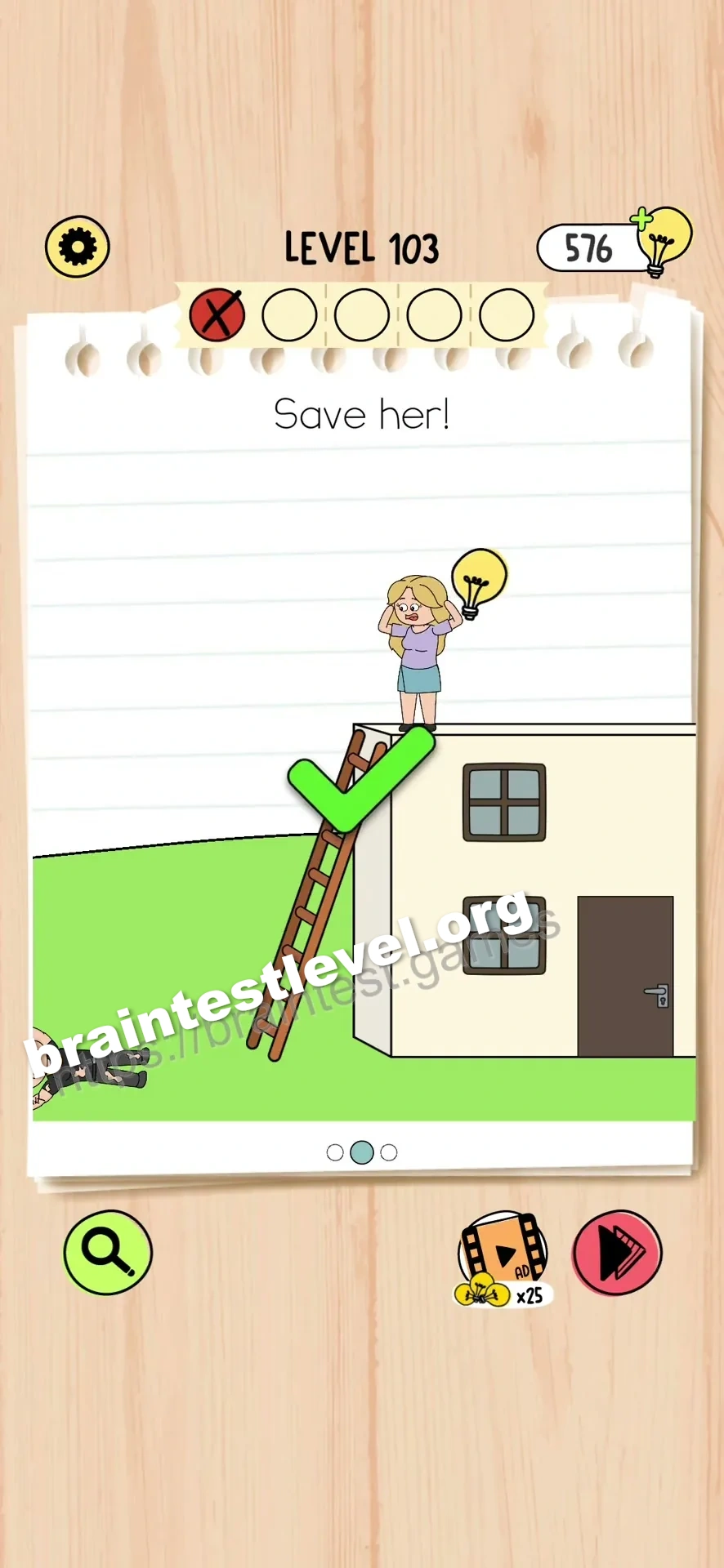 Brain Test 5 Level 103 scene 2 step 2