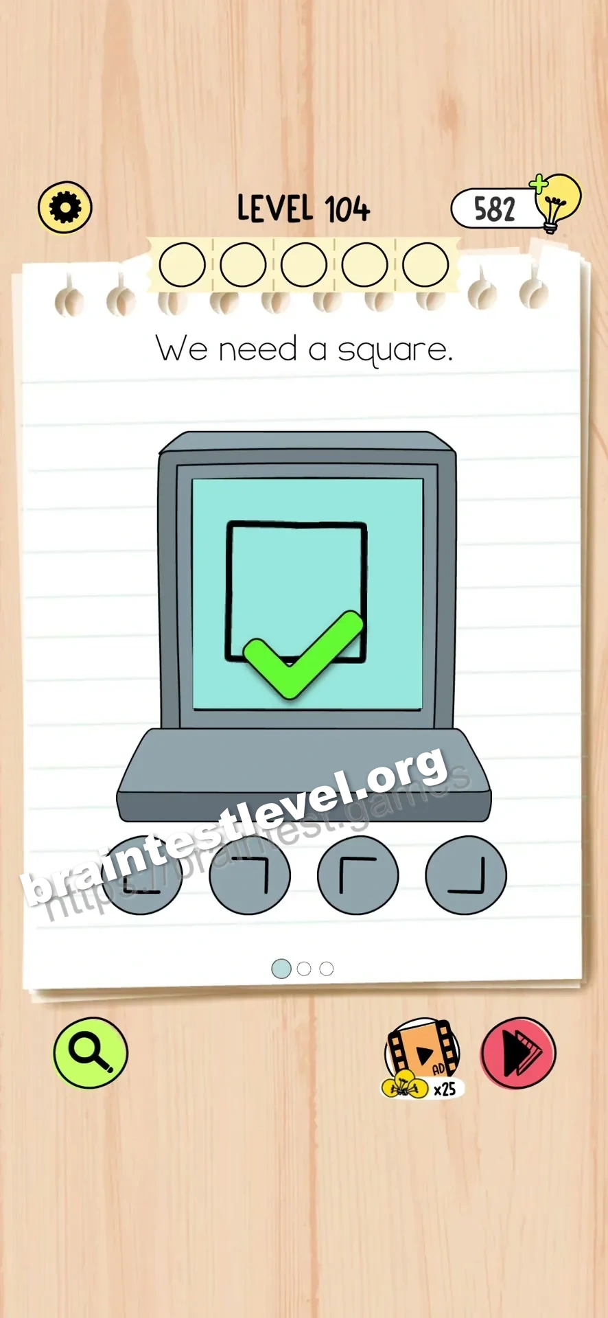 Brain Test 5 Level 104 scene 1 step 2