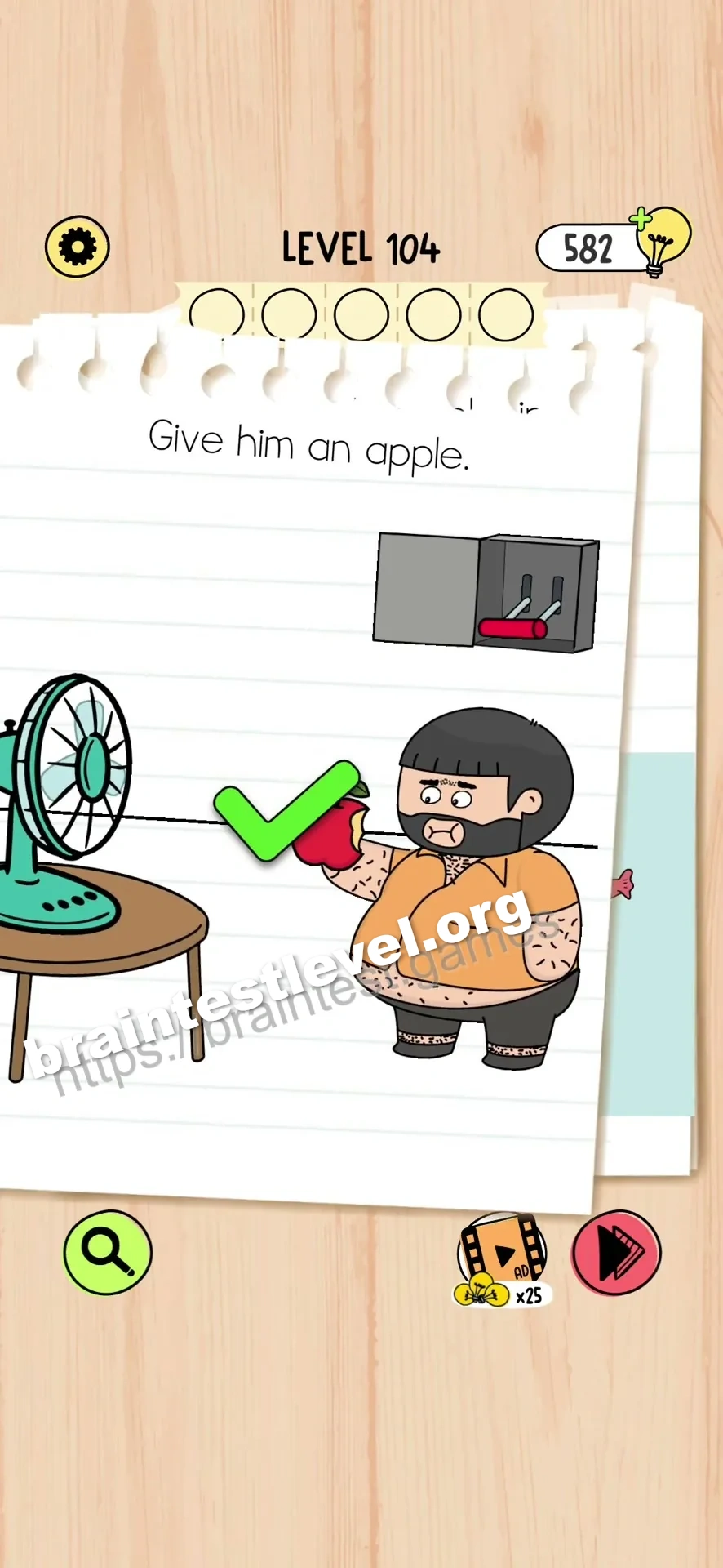 Brain Test 5 Level 104 scene 2 step 2